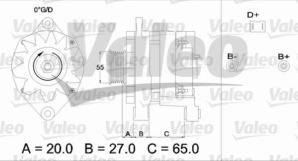 Valeo 436254 - Генератор autodnr.net