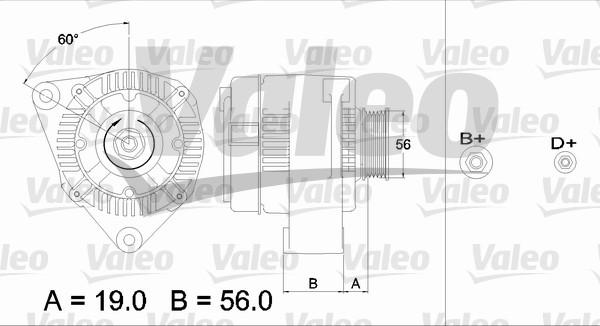 Valeo 436260 - Генератор avtokuzovplus.com.ua