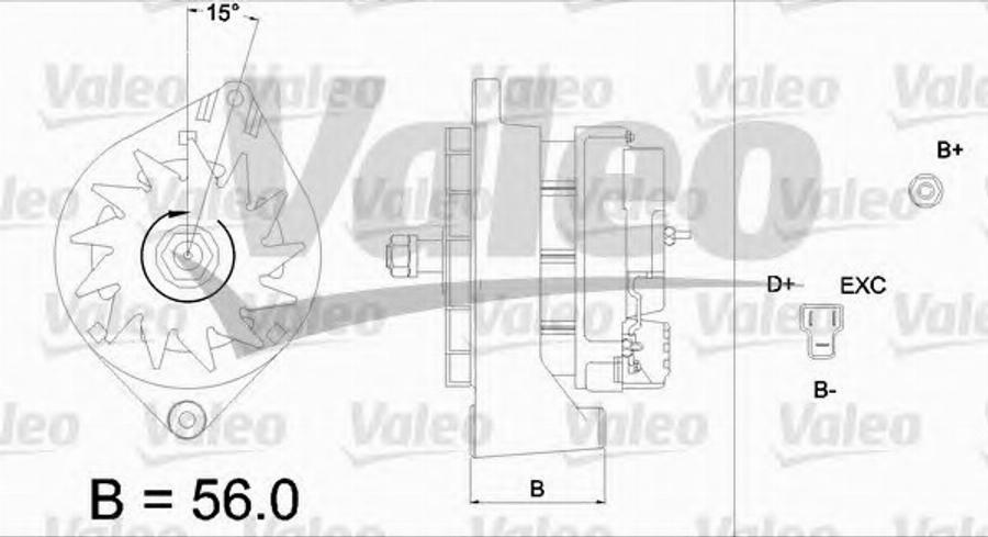 Valeo 436268 - Генератор avtokuzovplus.com.ua