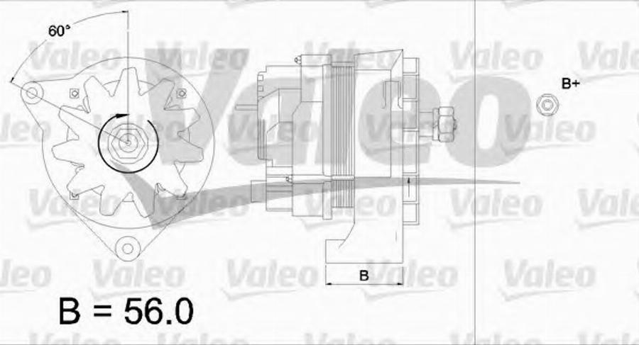 Valeo 436272 - Генератор autocars.com.ua