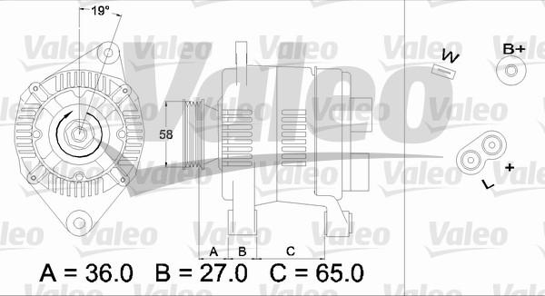 Valeo 436285 - Генератор autodnr.net