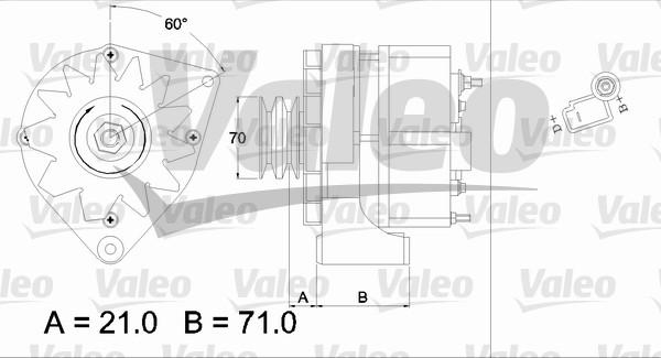 Valeo 436306 - Генератор avtokuzovplus.com.ua