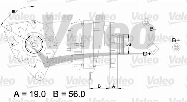 Valeo 436343 - Генератор autodnr.net