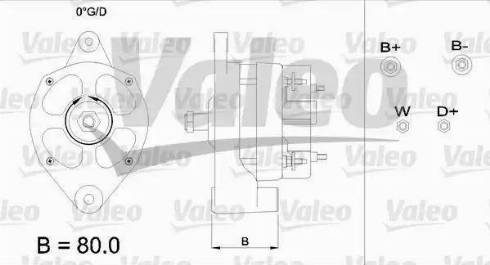 Valeo 436355 - Генератор autocars.com.ua