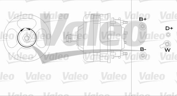 Valeo 436376 - Генератор autocars.com.ua