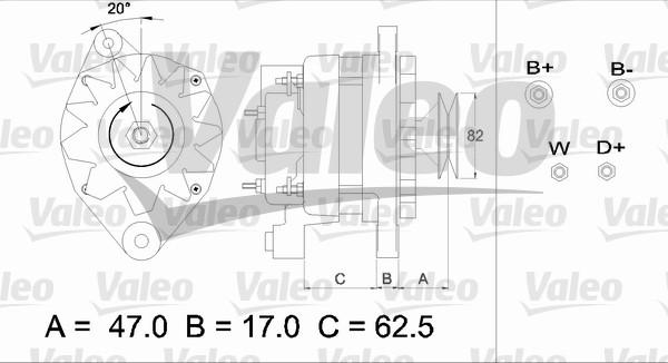 Valeo 436394 - Генератор autodnr.net