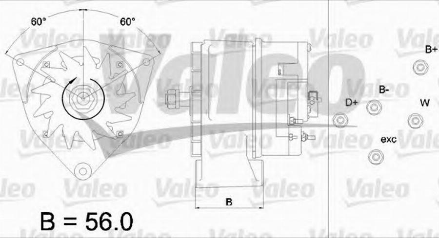 Valeo 436 414 - Генератор autocars.com.ua