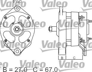 Valeo 436433 - Генератор avtokuzovplus.com.ua