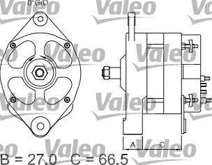 Valeo 436434 - Генератор avtokuzovplus.com.ua