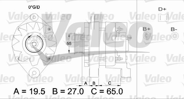 Valeo 436462 - Генератор avtokuzovplus.com.ua