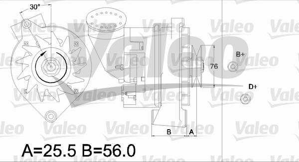 Valeo 436480 - Генератор avtokuzovplus.com.ua