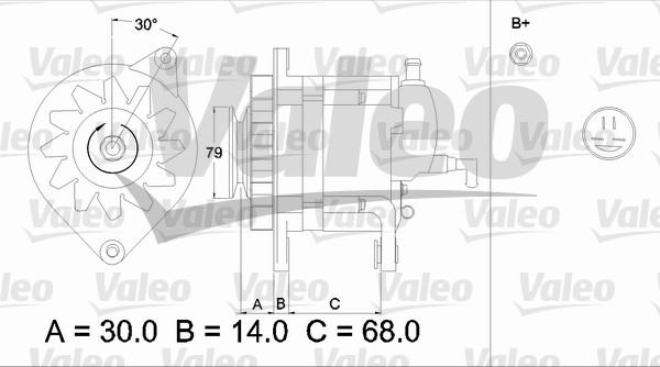 Valeo 436498 - Генератор autocars.com.ua