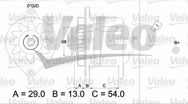 Valeo 436500 - Генератор autocars.com.ua