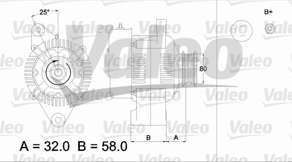 Valeo 436514 - Генератор avtokuzovplus.com.ua