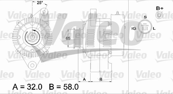 Valeo 436515 - Генератор avtokuzovplus.com.ua