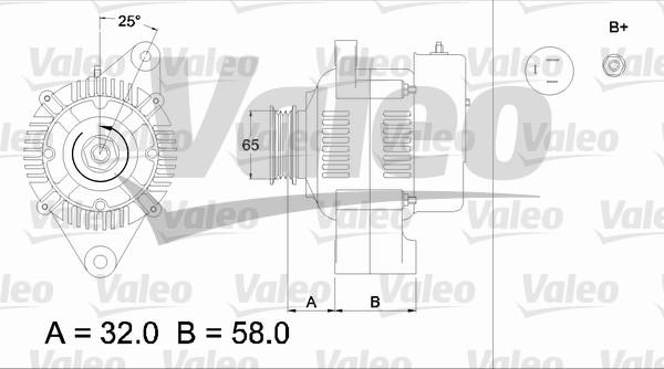 Valeo 436516 - Генератор autocars.com.ua