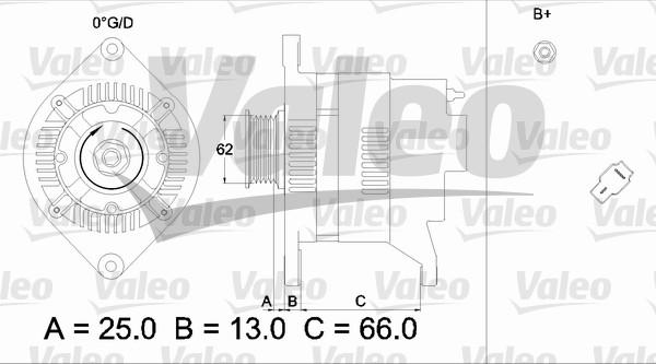 Valeo 436528 - Генератор avtokuzovplus.com.ua