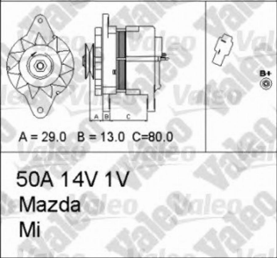 Valeo 436549 - Генератор autocars.com.ua