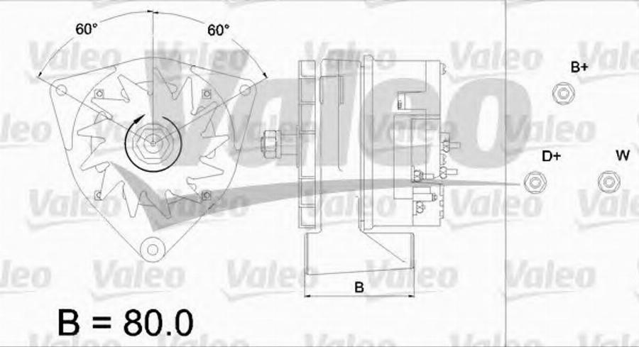 Valeo 436557 - Генератор avtokuzovplus.com.ua