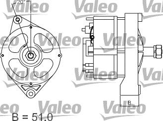 Valeo 436567 - Генератор autocars.com.ua