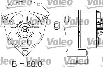 Valeo 436568 - Генератор autocars.com.ua