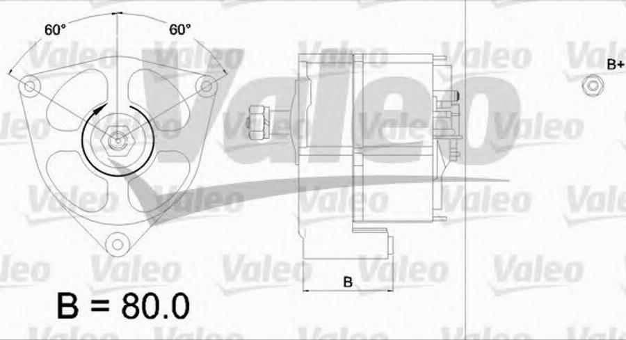 Valeo 436571 - Генератор autodnr.net