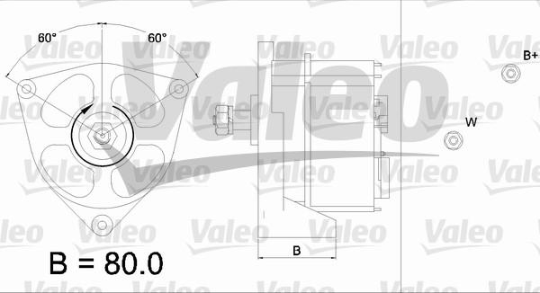 Valeo 436578 - Генератор avtokuzovplus.com.ua