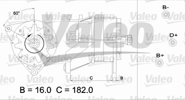 Valeo 436583 - Генератор avtokuzovplus.com.ua