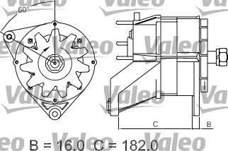 Valeo 436583 - Генератор avtokuzovplus.com.ua