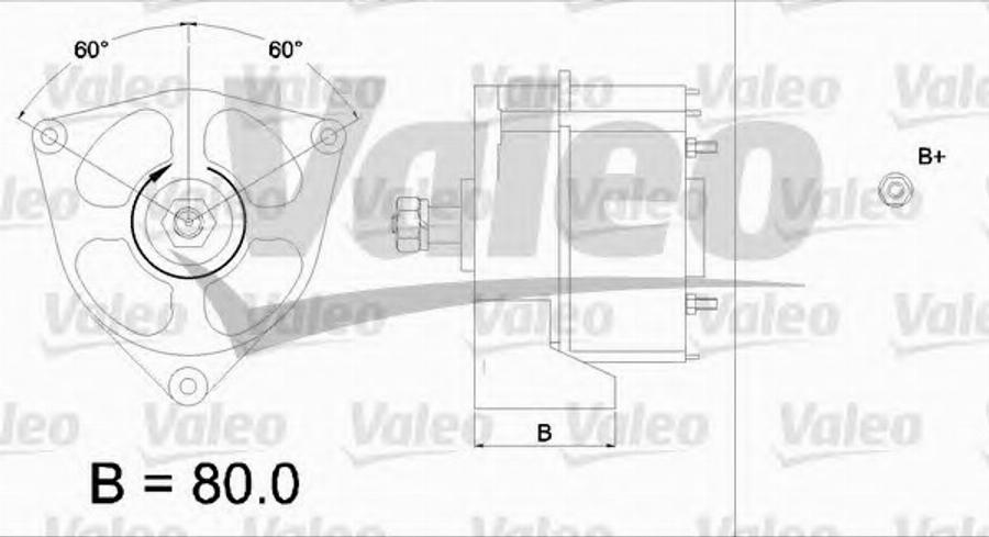 Valeo 436585 - Генератор autodnr.net