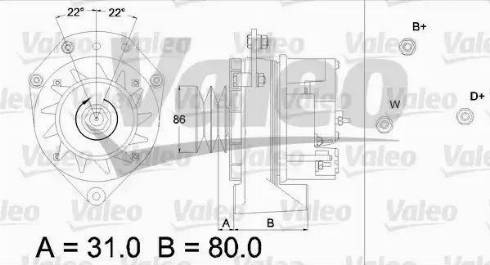 Valeo 436588 - Генератор avtokuzovplus.com.ua