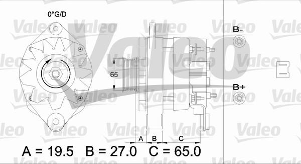 Valeo 436594 - Генератор avtokuzovplus.com.ua