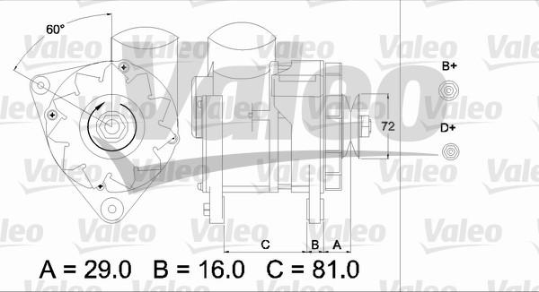 Valeo 436622 - Генератор autodnr.net