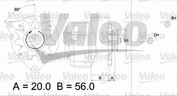 Valeo 436629 - Генератор autocars.com.ua