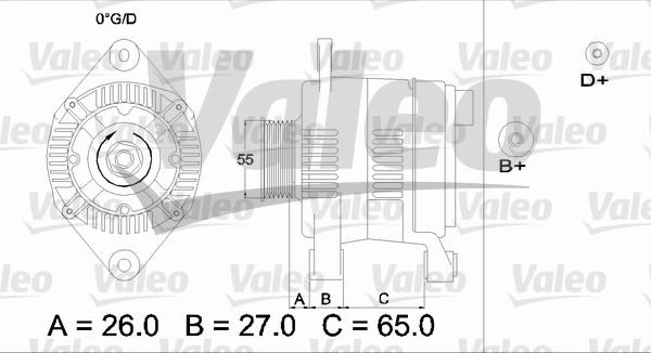 Valeo 436636 - Генератор avtokuzovplus.com.ua