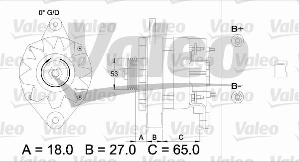 Valeo 436645 - Генератор avtokuzovplus.com.ua