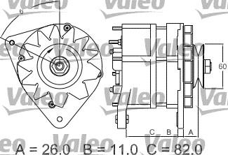 Valeo 436687 - Генератор avtokuzovplus.com.ua