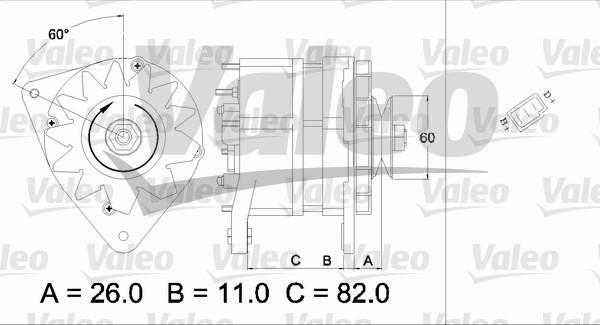 Valeo 436687 - Генератор avtokuzovplus.com.ua