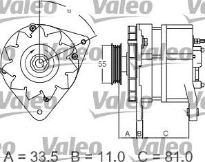 Valeo 436699 - Генератор autocars.com.ua