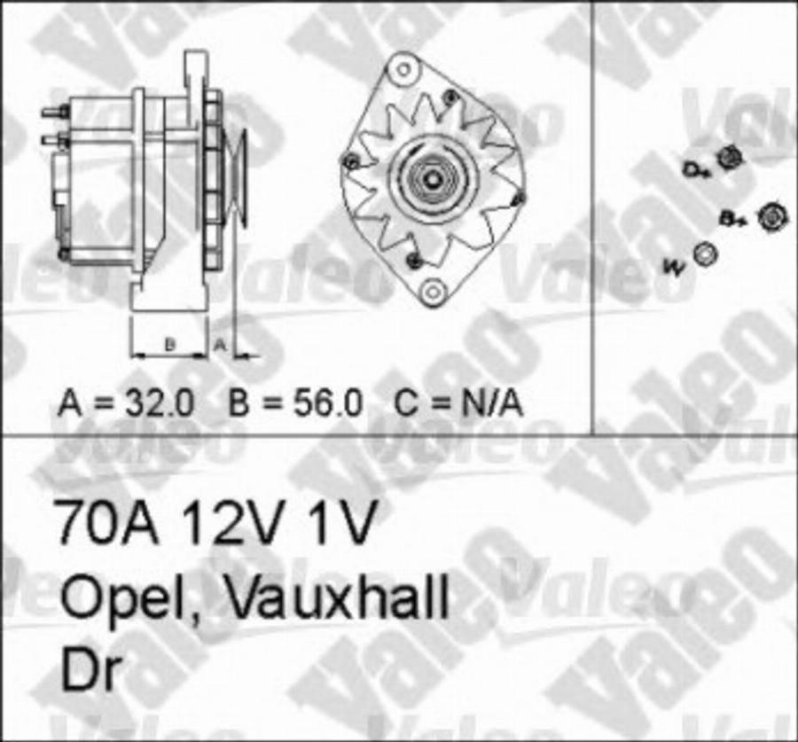 Valeo 436705 - Генератор autodnr.net