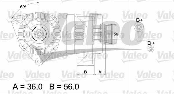 Valeo 436718 - Генератор avtokuzovplus.com.ua