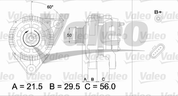 Valeo 436753 - Генератор autocars.com.ua