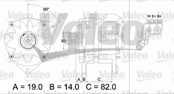 Valeo 437081 - Генератор avtokuzovplus.com.ua