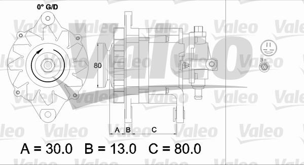 Valeo 437120 - Генератор autocars.com.ua