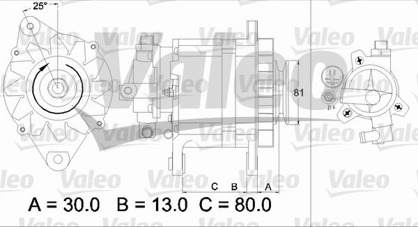 Valeo 437135 - Генератор autodnr.net