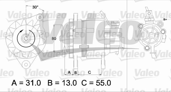 Valeo 437148 - Генератор avtokuzovplus.com.ua