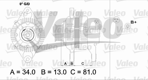 Valeo 437158 - Генератор avtokuzovplus.com.ua