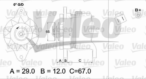 Valeo 437161 - Генератор avtokuzovplus.com.ua