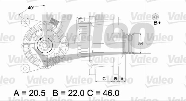 Valeo 437193 - Генератор avtokuzovplus.com.ua