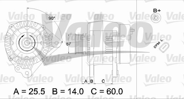 Valeo 437396 - Генератор avtokuzovplus.com.ua